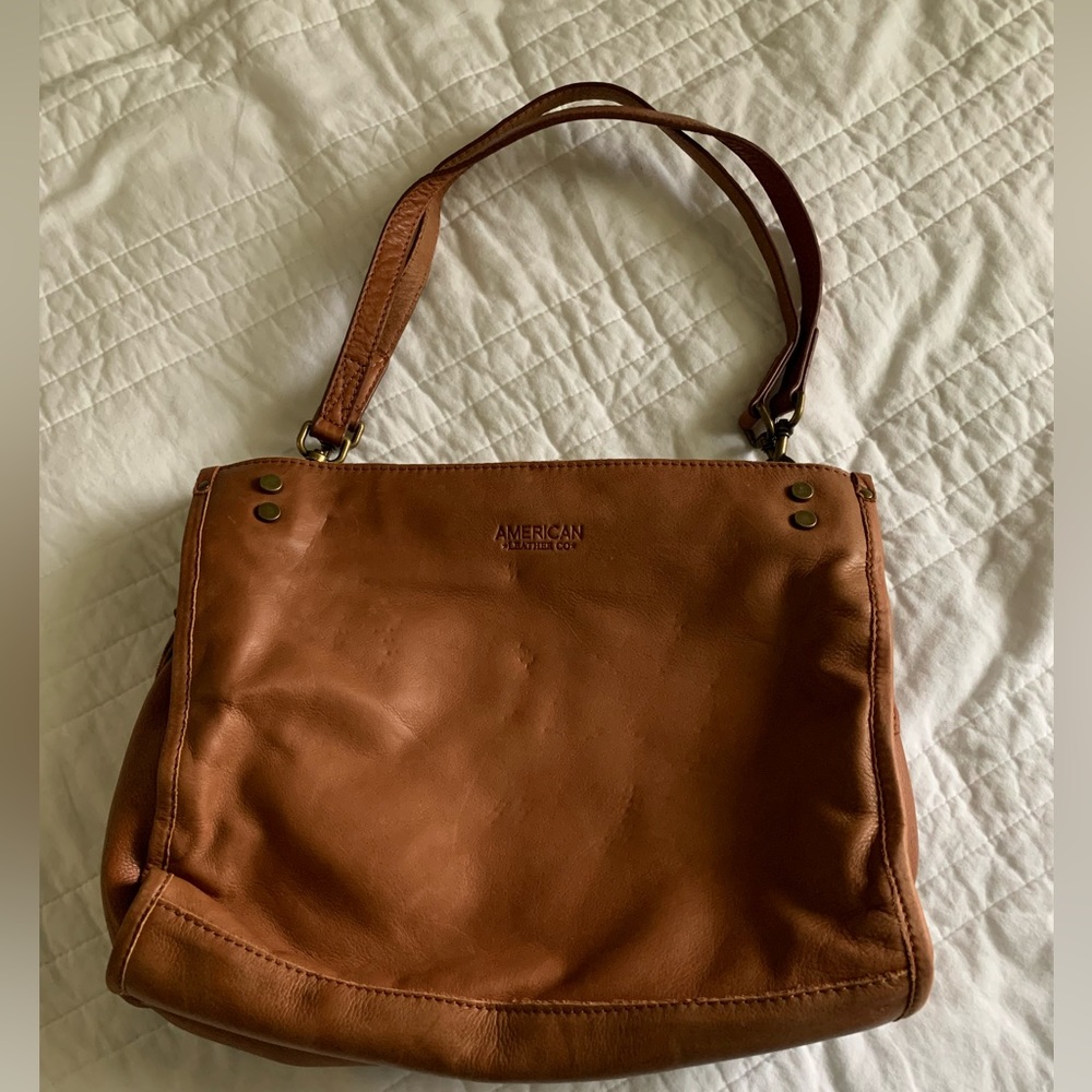 American Leather Co shoulder bag.